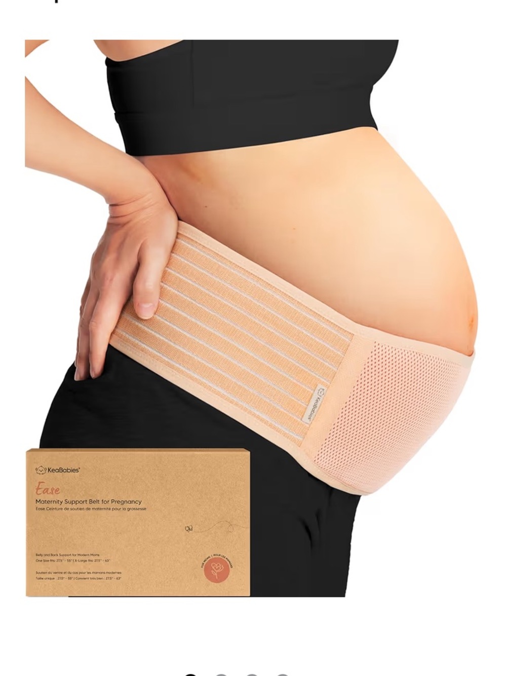 KeaBabies Pregnancy Belly Support Band M/L
